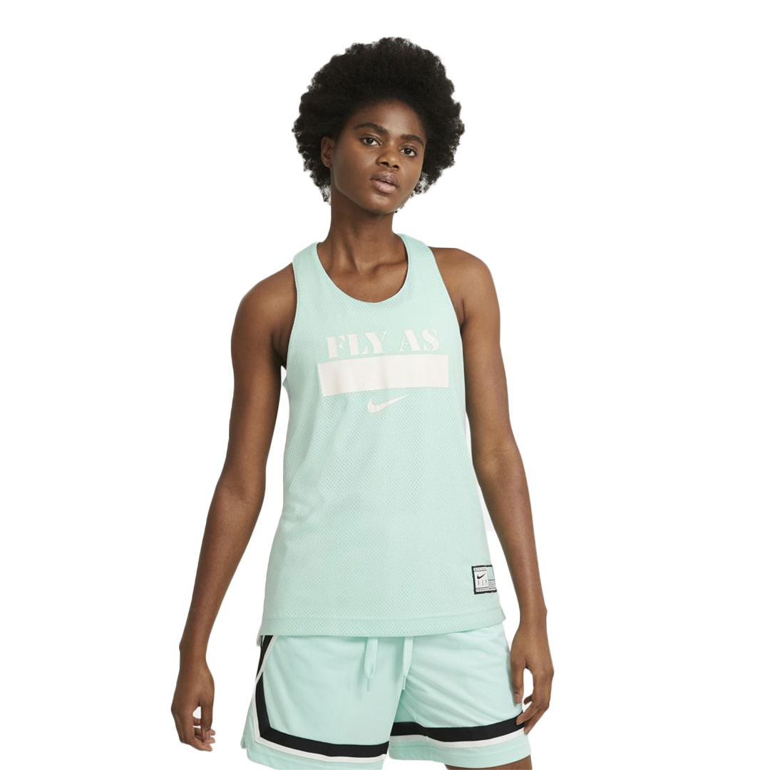 NIKE Women Basketball Reversible Jersey CZ6610-382 Πράσινο