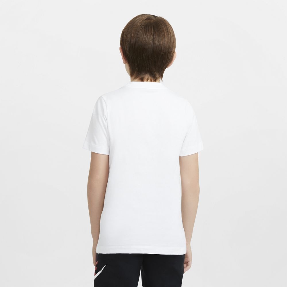 NIKE Big Kids Boys T-Shirt DC7522-100 Λευκό