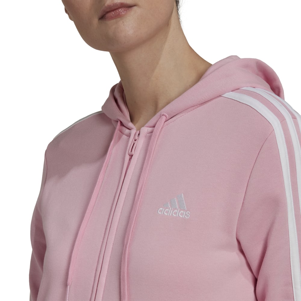 ADIDAS Essentials French Terry 3-Stripes Full-Zip Hoodie HL2059